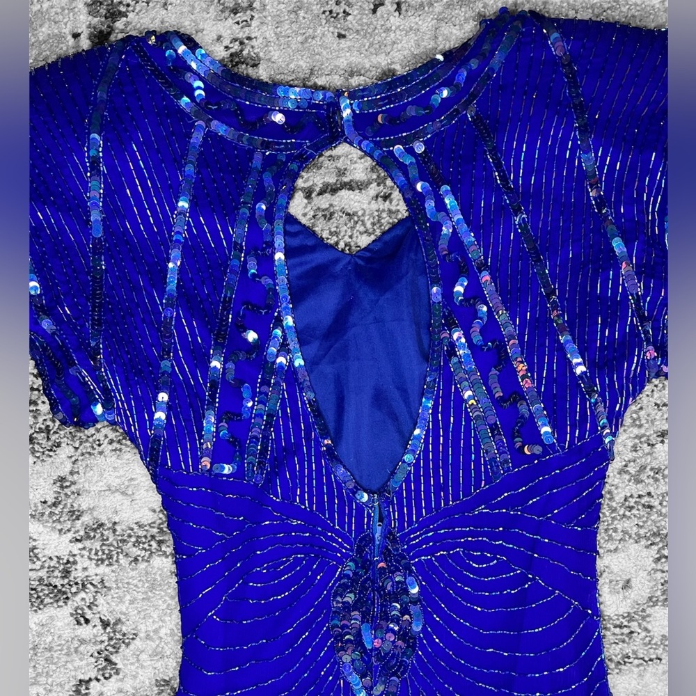 Vintage Stenay beaded dress - Picture 10 of 12